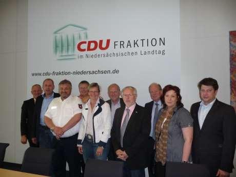 Mitglieder des Landesvorstandes im Gespräch mit dem Arbeitskreis Recht und Verfassung der CDU-Fraktion im niedersächsischen Landtag Am 04.06.