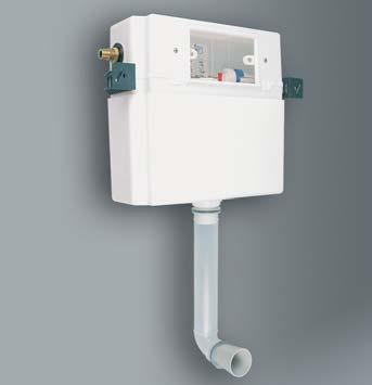 CC-120-S-FO-2V-2C, mit kleiner Revisionsöffnung Concealed in-wall water toilet module SANIT 980 N/C and 982 N, with concealed cisterns CC-150-S-FO-2V-2C, CC-150-S-UO-2V-2C and CC-120-S-FO-2V-2C, with