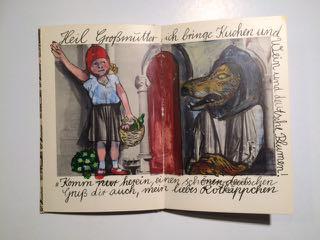 , 19 x 12,5 cm, one of a kind, sign., 2015, 2700 $ Kühnemann, Burgi: Charles Perrault/ Burgi Kühnemann Rotkäppchen.