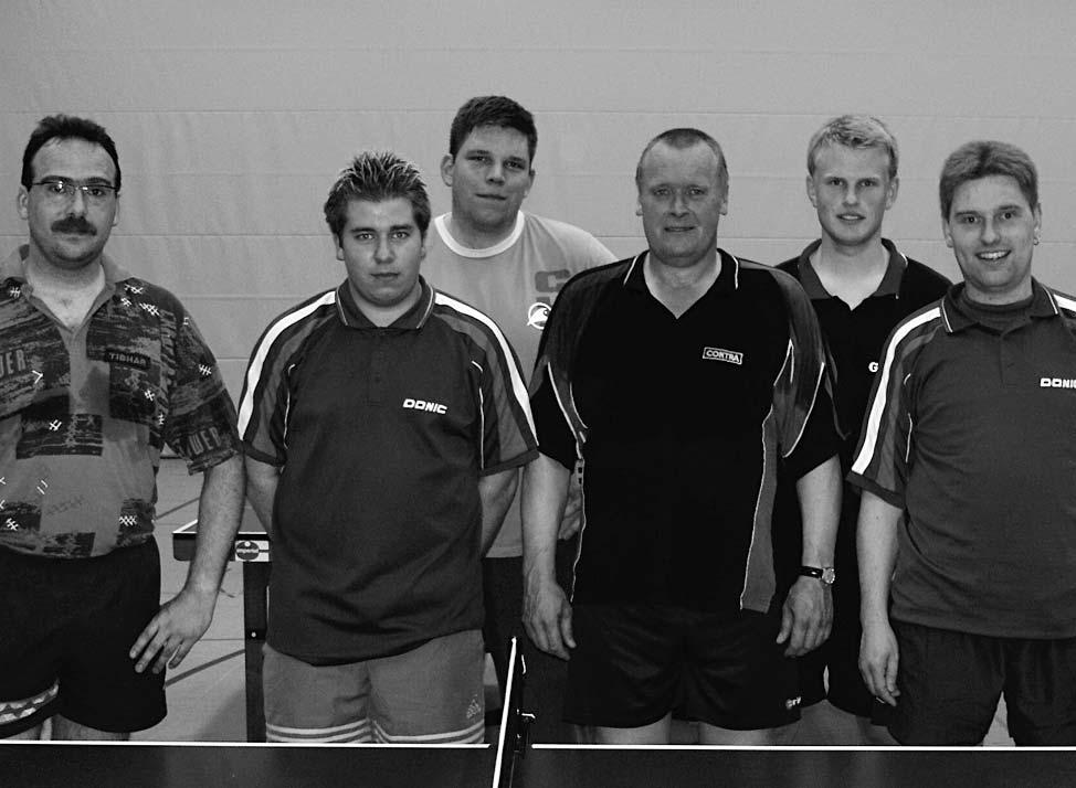 Tischtennis Erfolgreichste Saison der Vereinsgeschichte Das erste Tischtennisteam des SV Westerrade stieg in die 2. Kreisliga auf. Die Saison 2004/05 war die erfolgreichste in der Vereinsgeschichte.