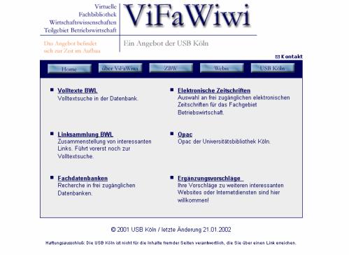 Virtuelle Fachbibliotheken: Beispiele 23.