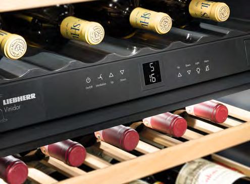 Die Weingeräte: Ausstattungsdetails Die Geräte der Vinidor-Reihe bieten zwei voneinander