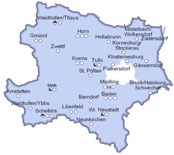 Die Hospizlandschaft in Niederösterreich ist geprägt von zahlreichen autonomen Hospizinitiativen und vereinen. Die ersten Initiativen wurden in Baden (1993), Mödling und St. Pölten begründet.