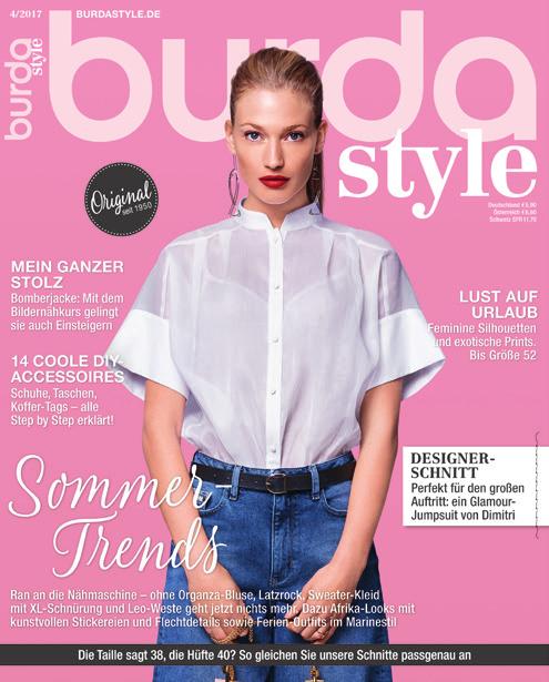 TITELPORTRÄT BURDA STYLE THAT'S MY STYLE. burda style ist weit mehr als ein Mode-Magazin.