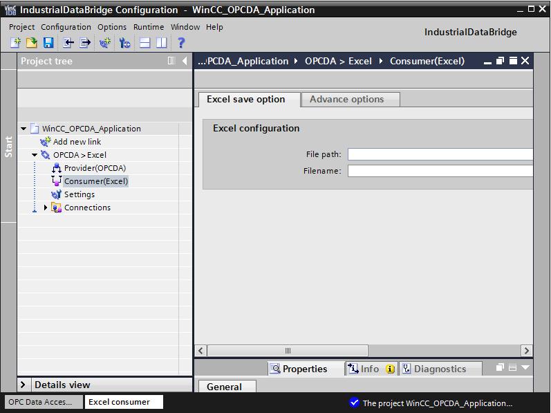3.3 IDB Konfigurationssystem (CS) 3.3.4 MS Excel Dateien als Consumer Speicherort-Struktur Es empfiehlt sich, für eine bessere Zuordnung, einen strukturierten Speicherort zu erstellen.