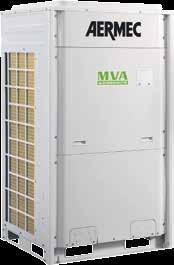 MVA-M FULL DC-INVERTER VRF-SYSTEME Kühlleistung 22,4 bis 61,5 kw als Einzelgeräte Modular bis 246 kw bei 4 Geräten MVAM 2240-2800T MVAM 3350-4500T MVAM 5040-6150T Eigenschaften Außeneinheiten in 8
