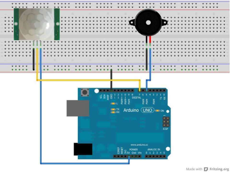 Statische bzw. sich langsam verändernde Wärmewerte werden nicht erfasst. Also reagiert der Sensor lediglich bei einer plötzlichen Wärmeveränderung.