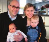 Freude bei Helen und Christian Orthofer aus Ponigl über die Geburt von Sohn Kilian. Silvia Gößler und Gerald Gartler aus Ponigl mit ihren beiden Kindern Lara und Luca.