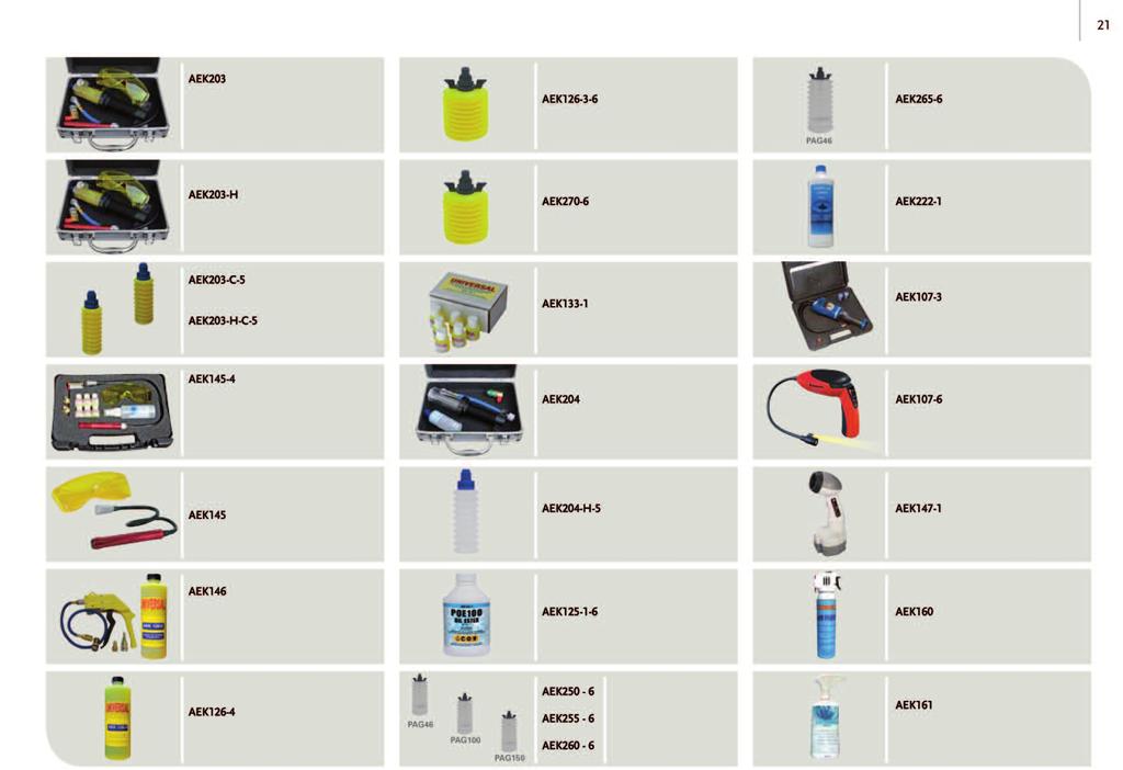 COBRA KIT HD Lecksuch-Kit für den Klimaservice: Schutzbrille, UV-Lampe, hermetisch verschlossene Kontrastmittelpatrone (55 ml), Einspritzdüse Karton mit 6 hermetisch verschlossenen