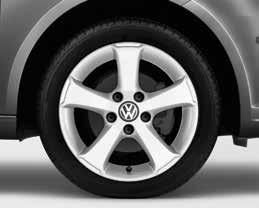 Volkswagen Original Leichtmetallfelge Namib Farbe: Brillantsilber Felgengrösse: 7 J x 16", ET 50, LK 112/5 Verwendbare Reifengrösse: