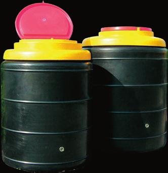 ab 698,- DENIOS- Garantie Jahre Sammeltanks Entsorgungs-Sammeltanks aus Polyethylen (PE) W doppelwandiger Behälter aus robustem und absolut korrosionsfreiem Polyethylen W geeignet zur Aufstellung auf