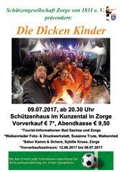 JULI Veranstaltungstipps 5 186. Volks- und Schützenfest vom 07. bis 09. Juli 2017 in Zorge Der Tradition folgend lädt der Schützenverein Zorge vom 07. bis 09. Juli 2017 zum 186.