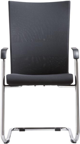Hoher Netzrücken, einstellbare Nackenstütze Swivel chair M 8P3 High mesh back, adjustable headrest