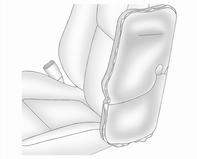 Sitze, Rückhaltesysteme 43 Der aufgeblähte Airbag dämpft den Aufprall, wodurch die Verletzungsgefahr für Oberkörper und Becken bei einem Seitenaufprall deutlich verringert wird.