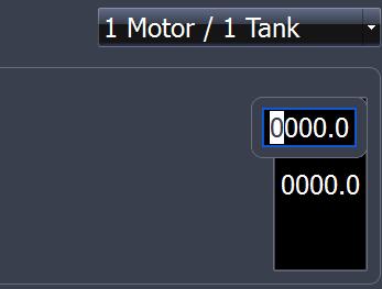 Markieren Sie das Dropdown-Menü Schiffskonfiguration, und drücken Sie ENTER. Wählen Sie eine Motor/Tank-Konfiguration aus, und drücken Sie ENTER. 3.