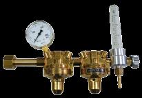 bar 85018 Argon / CO 2, argon / CO 2 - pressure regulator einstufig, 0-32 l/min. mit Schwebekörper-Mengenanzeige, Eichung 0-32 l/min.
