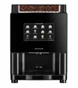 Ideal also für zehn und mehr Mitarbeiter im Büro oder Betrieb. Bis zu 36 Kaffeevariationen kann die Maschine auf Knopfdruck herstellen, und das bei geringem Platzbedarf.