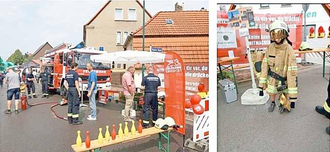 www.stadt-bad-duerrenberg.de - 21 - Heimatzeitung, 16. September 2017 Die Freiwillige Feuerwehr Bad Dürrenberg konnte ihnen die Technik und die Arbeit somit näher bringen.