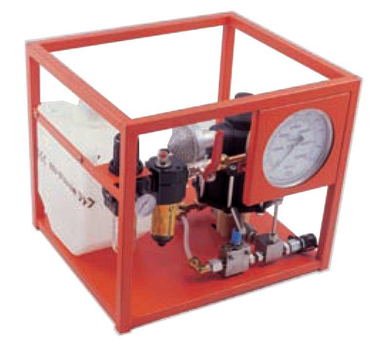 Die Pumpe ist einfach zu bedienen und wird mit einem Vibra-Manometer und Schnellverschlusskupplung geliefert. Das komplette System, inkl.
