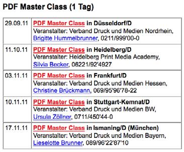 PDF Master Class PDF-Analyse Acrobat