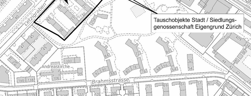 Anfänglich empfahl die Stadt der Hochhaus und Immobilien AG, die Baute ebenfalls durch die Siedlungsgenossenschaft Eigengrund Zürich realisieren zu lassen.