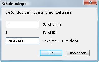 16 Untis Die Schulnummer muss in der Datenbank eindeutig sein, d.h. es ist nicht möglich, beispielsweise zwei Schulen mit der Nummer 1 zu versehen.