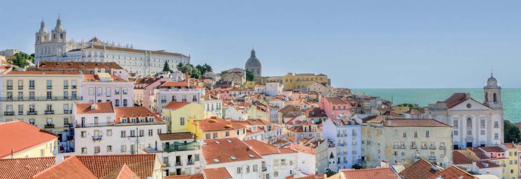 Lissabon, Hauptstadt auf sieben Hügeln mit mediterranem Charme PORTUGAL Von Porto nach Lissabon Das Land im Westen der Iberischen Halbinsel, das von der Sehnsucht nach der Ferne geprägt wurde und