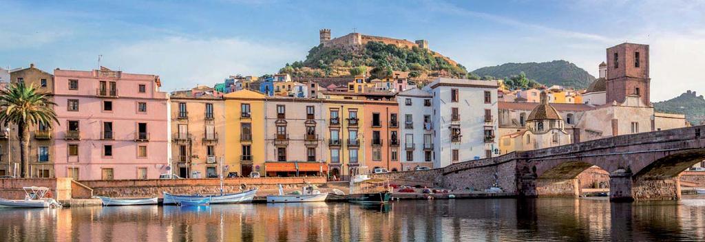 NEUE REISE Bosa gilt als eines der schönsten Städtchen Italiens ITALIEN: SARDINIEN Geheimnisvolle Schönheit im Mittelmeer Es gibt viele Gründe, Sardinien zu bereisen.