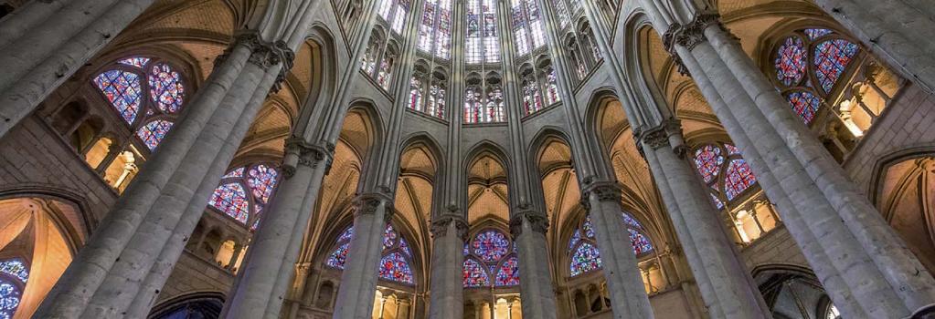 NEUE REISE Das gotische Gewölbe der Kathedrale von Beauvais FRANKREICH Himmelshäuser Höhepunkte der Gotik Die Gotik brachte nicht nur eine Revolution der Architektur mit sich, sondern darüber hinaus