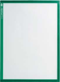 7-6327 44 99,00 MAGNETISCHE DOKUMENTENHALTER A4 Zur Anbringung auf einem (White)Board Nutzung horizontal oder vertikal möglich Magnetstreifen auf der Rückseite der Mappe Rahmen in 4 Farben erhältlich