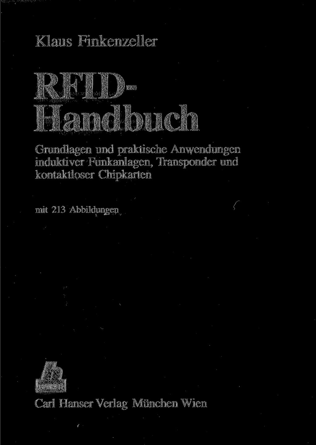 Klaus Finkenzeller RFID- Handbuch Grundlagen und praktische Anwendungen induktiver