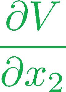 A.6 Analysis und Vektoranalysis A.6. Partielle Ableitung Partielle Ableitungen sind wie folgt definiert: U sei eine offene Teilmenge des reellen Vektorraums R n, V eine skalare Funktion U R und x ein Element aus U: x = (x, x 2,.
