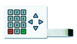 PKM 1600 Serie Folientastaturen Zur Erstellung von Kleinstserien und Prototypen Matrixanschluß mit gekrimpter Buchse, paßt an die gängigsten Tastatur-Controller Frei beschriftbar Schaltung ist