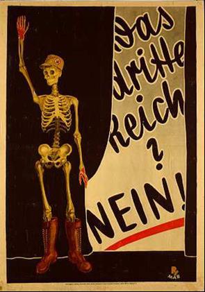 Die NSDAP warb mit dem Slogan Arbeit und Brot und versprach sofortige Beschaffung von Arbeitsstellen, worauf die Mehrheit der Bevölkerung sehnsüchtig wartete.