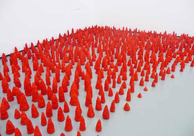 Rotes Blut 2012, Größe variabel,