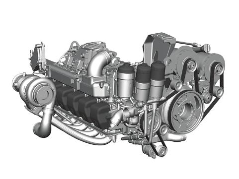 Antriebsstrang/Technik 380 Motor (Euro V) 340 300 Leistung (kw) 260 220 180 140 Spez.