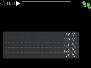 14. Messwertkontrolle von den Fühlern Startassistent 5.7 Kontrollieren Sie, ob der folgende extern montierte Fühler plausible Werte ausgibt. 16. Einstellung der minimalen Vorlauftemperatur min.