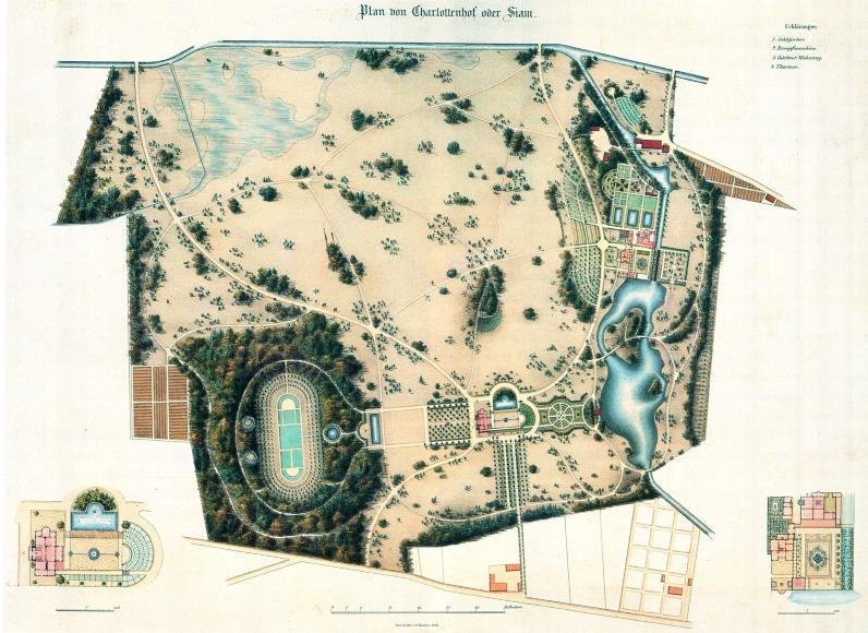 Gartenplan von 1839: Entwurf: Peter