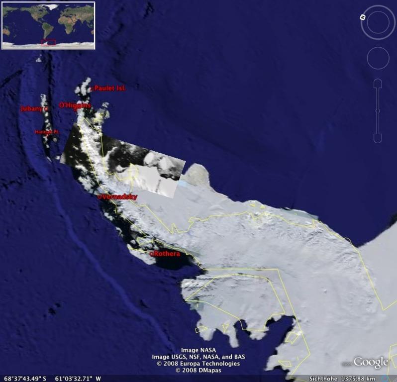 Eisfreie Gebiete: Die Antarktische