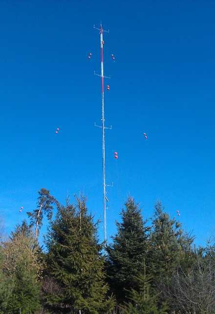 Windmessung mit Windmessmast Messung: Seit 19. April 2013 für mindestens 12 Monate, ggf.