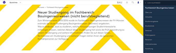 Das Studium Ausblick Perspektive nach erfolgreichem Abschluss des dualen Studiengangs: Aufnahme der praktischen Tätigkeit bei Ingenieurbüros, Baufirmen oder Ämtern als