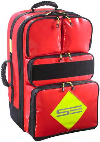 Fronttasche, sowie 1 grosse Fronttasche mit Platz für AED