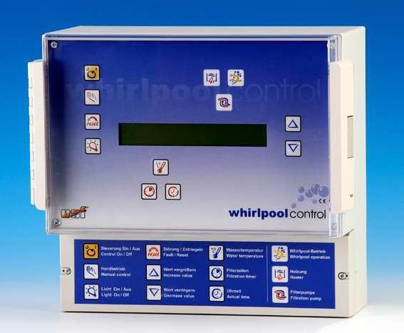 Whirlpool Steuerung Whirlpool Control Coffret de Whirlpool Technische Anschlußplan Daten Sensor-Armatur Nr. 31 digital Temp.