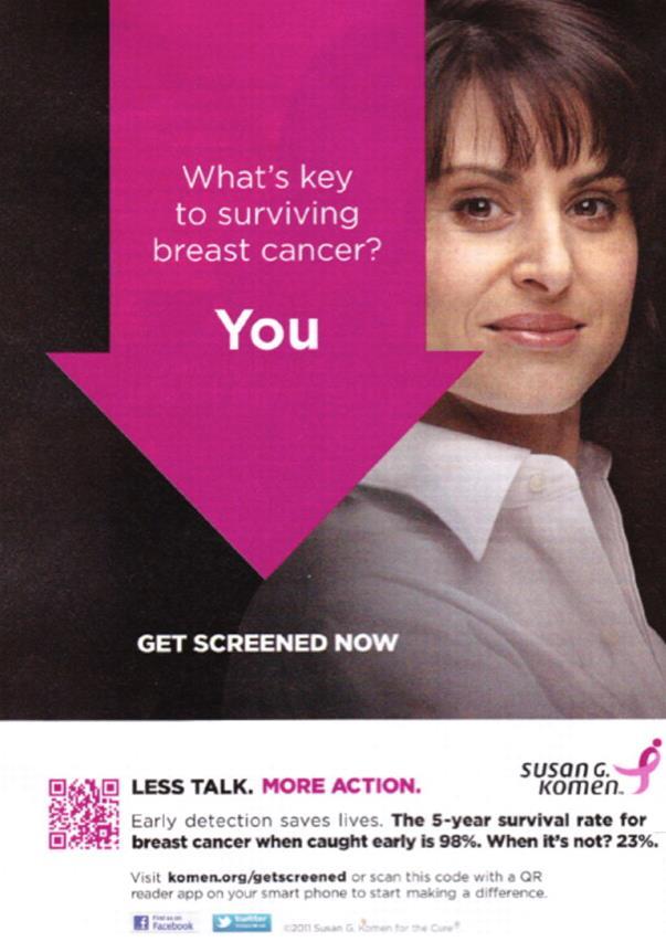 Wie man Ärzte und Frauen in die Irre führt Die größte Pink Ribbon Brustkrebsorganisation in den USA: Susan G.