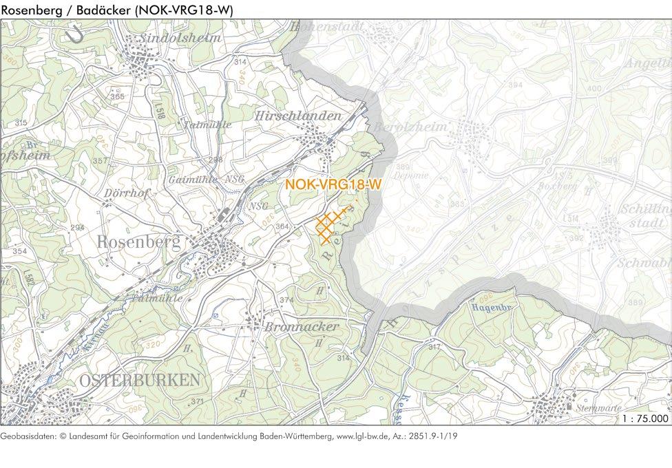 INFORMATIONEN ZUR FLÄCHE Name Badäcker Gebietsnummer NOK-VRG18-W Stadt-/Landkreis bzw.