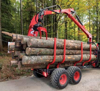 Forsttechnik! KRPAN Rückezange KL 2500 TG Eigengewicht: 428 kg Nutzlast: 2.