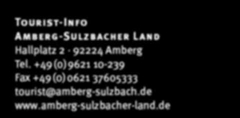 Sind Sie auch schon Fan vom Amberg-Sulzbacher-Land? www.facebook.com/ambergsulzbacherland www.instagram.