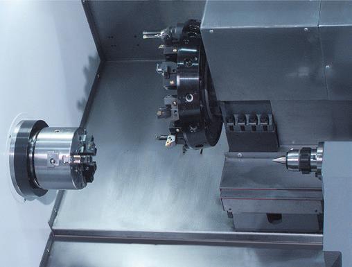 Spanndruckverstellung über Druckregelventile mit integrierter Druckschaltereinstellung Präzision Steifer Unterbau