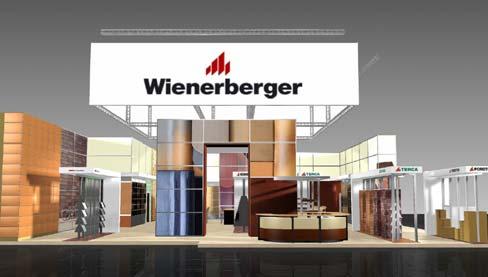 Bildunterschriften Bild 1: Auf rund 300 m² Standfläche (Halle 12 / Stand 130) präsentieren sich Wienerberger, Koramic und ArGeTon auf der DEUBAU 2008.