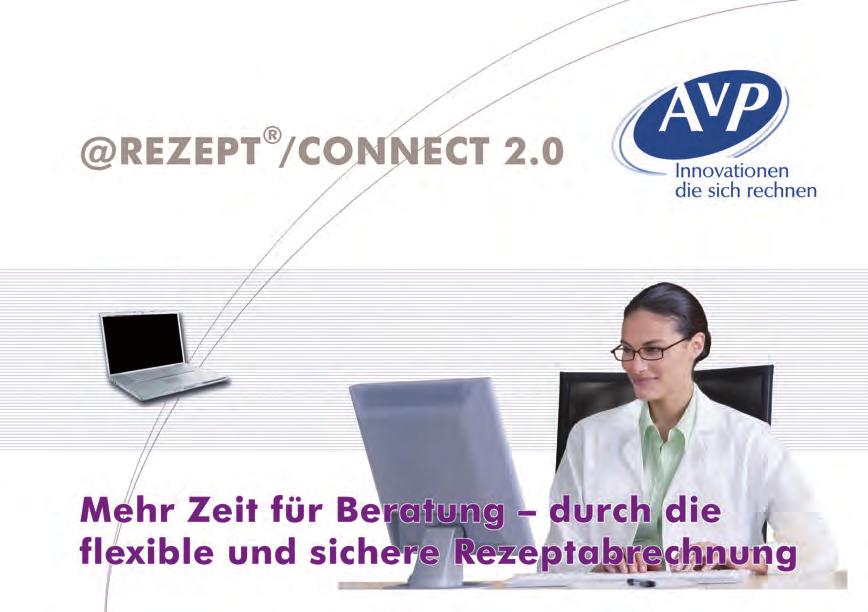 Logoentwicklung und Geschäftsausstattung Informationsbroschüre 2: @Rezept /Connect 2.0 Text Dr.